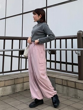 多田詩音さん（レディース・152cm）の冬コーディネート