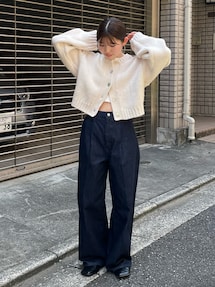 Ungrid - ungrid ニットカーデ  値下げ♡ セール】【WEB限定】カラールーズニットカーデ（カーディガン