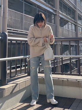 多田詩音さん(レディース・152cm)の冬コーディネート