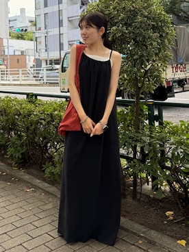 「Ungrid（アングリッド）のアイテム」を使った、多田詩音さん（レディース・152cm）の夏コーディネート