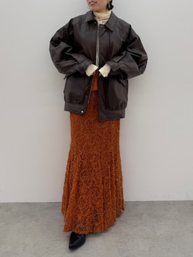 多田詩音さん（レディース・152cm）の冬コーディネート