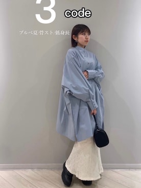 多田詩音さん（レディース・152cm）の冬コーディネート