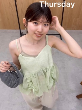 多田詩音さん(レディース・152cm)の春コーディネート