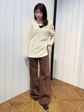 多田詩音さん（レディース・152cm）の春コーディネート