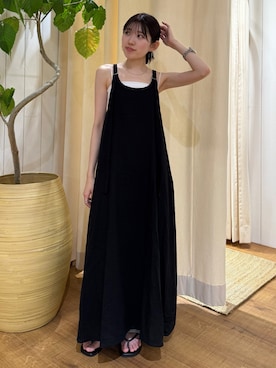 「Ungrid（アングリッド）のアイテム（ワンピース/ドレス）」を使った、多田詩音さん（レディース・152cm）の夏コーディネート