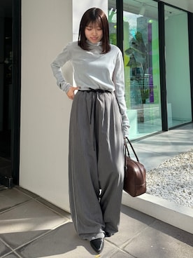 多田詩音さん(レディース・152cm)の冬コーディネート