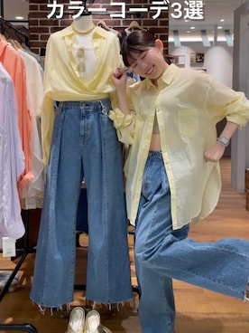 多田詩音さん(レディース・152cm)の春コーディネート