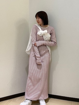 多田詩音さん（レディース・152cm）の春コーディネート