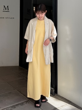 「Ungrid（アングリッド）のアイテム（ジャケット/アウター）」を使った、多田詩音さん（レディース・152cm）の春コーディネート