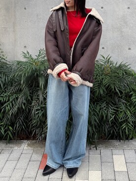 多田詩音さん（レディース・152cm）の冬コーディネート