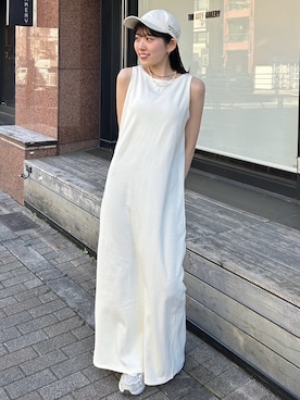 「Ungrid（アングリッド）のアイテム（アクセサリー）」を使った、多田詩音さん（レディース・152cm）の夏コーディネート