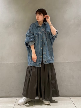 多田詩音さん（レディース・152cm）の春コーディネート