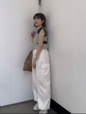 多田詩音さん（レディース・152cm）の春コーディネート