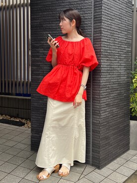 多田詩音さん（レディース・152cm）の春コーディネート