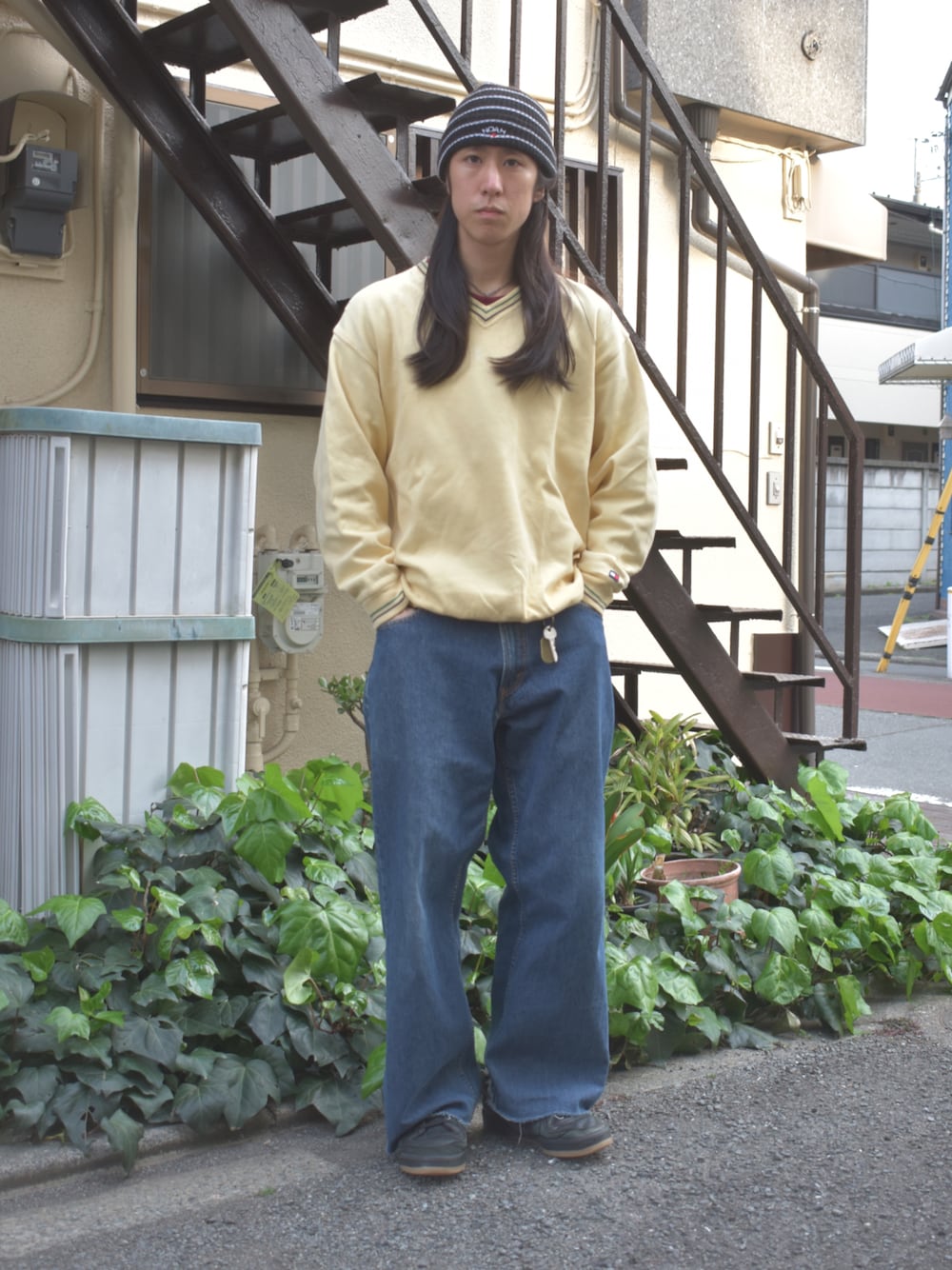 NOAH（ノア）の「Core Logo Stripe Beanie（ニットキャップ/ビーニー