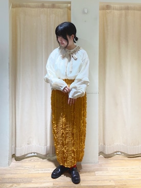 「Samansa Mos2（サマンサ モスモス）のアイテム（アクセサリー）」を使った、春さん（レディース・157cm）の春コーディネート