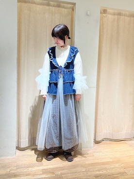 「アイテム（ワンピース/ドレス）」を使った、春さん（レディース・157cm・20代）の秋コーディネート