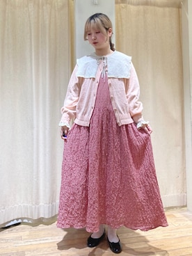 「ゆべしコラボ」｜「アイテム（パンプス）」を使った、春さん（レディース・157cm）の春コーディネート