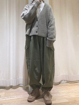 「ほっこり」｜春さん（レディース・157cm）の秋コーディネート