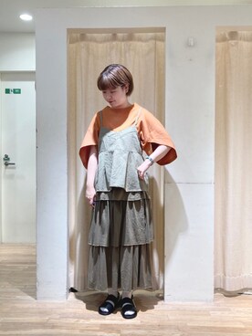 春さん（レディース・157cm）の夏コーディネート