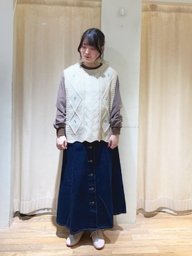 春さん（レディース・157cm）の冬コーディネート