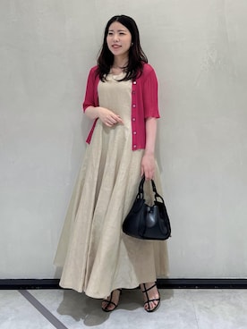 「アイテム（ワンピース/ドレス）」を使った、Hiyoさん（レディース・153cm・30代）の夏コーディネート