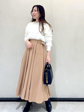 「E'POR（エポール）のアイテム」を使った、Hiyoさん（レディース・153cm）の冬コーディネート