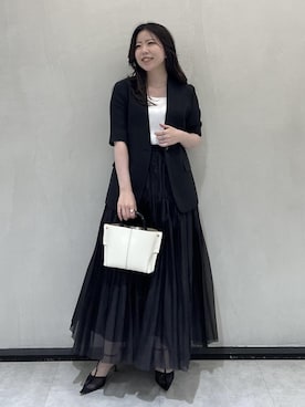 「ROPE'（ロペ）のアイテム」を使った、Hiyoさん（レディース・153cm）の春コーディネート