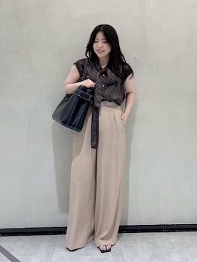 「E'POR（エポール）のアイテム」を使った、Hiyoさん（レディース・153cm）の夏コーディネート