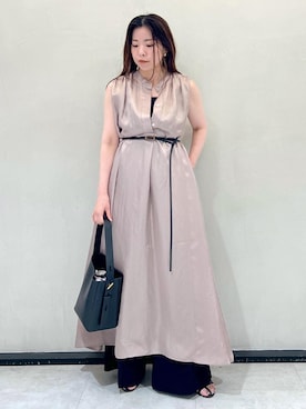 「ワンハンドル」｜「アイテム（ワンピース/ドレス）」を使った、Hiyoさん（レディース・153cm）の春コーディネート