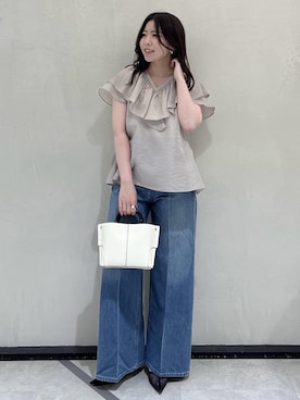 「ROPE'（ロペ）のアイテム」を使った、Hiyoさん（レディース・153cm）の春コーディネート