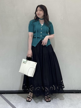 「ROPE'（ロペ）のアイテム」を使った、Hiyoさん（レディース・153cm）の夏コーディネート