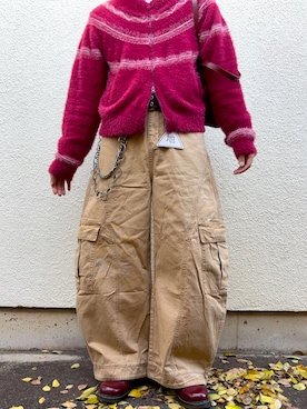 「アイテム（チノパンツ）」を使った、マルさん（メンズ・172cm・20代）の秋コーディネート