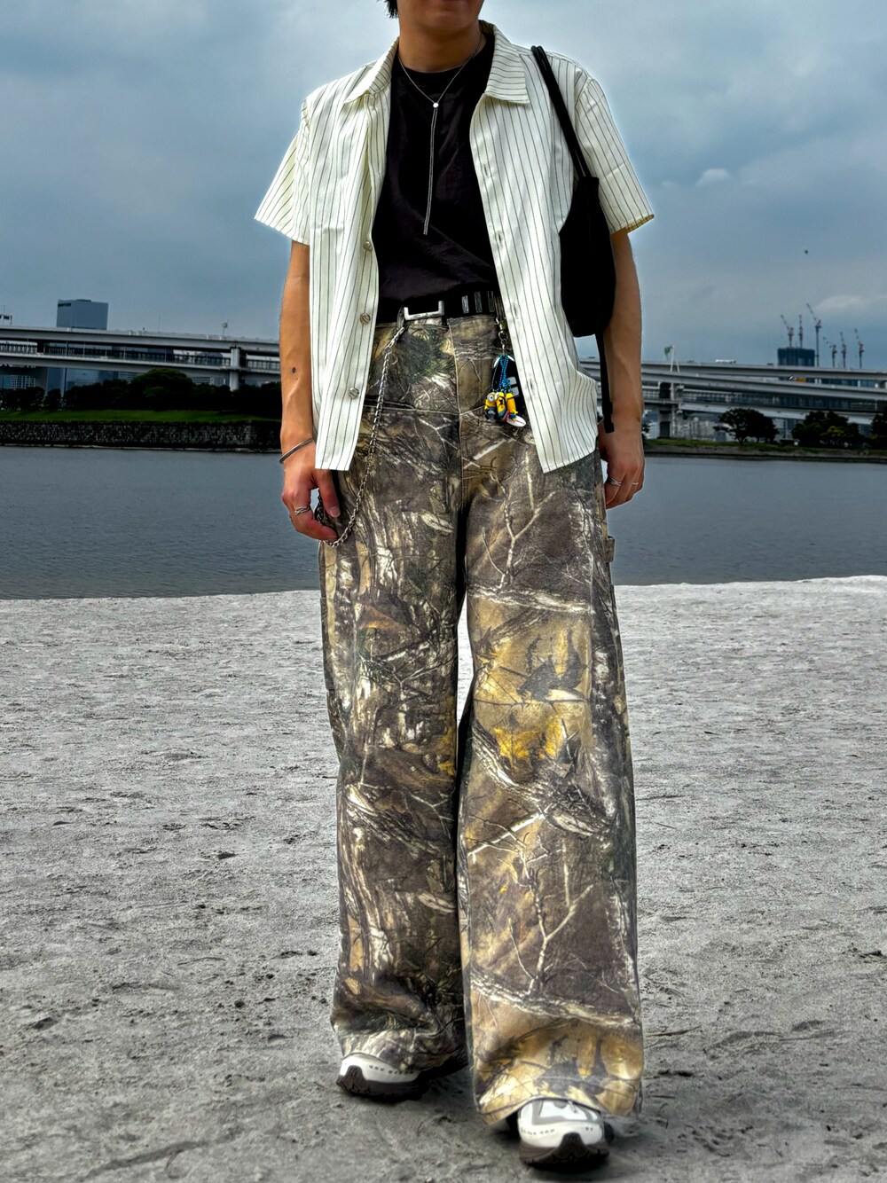 wide baggy real tree painter trousers / ワイドバギーリアルツリー