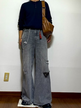 「アイテム（ドレスシューズ）」を使った、マルさん（メンズ・172cm）の秋コーディネート