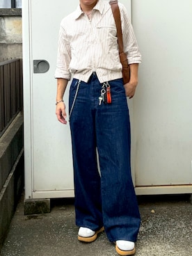 「アイテム（ブルゾン）」を使った、マルさん（メンズ・172cm・20代）の秋コーディネート