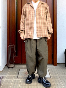 ADRER（アドラー）の「extra quality Special gimmick cargo pants 