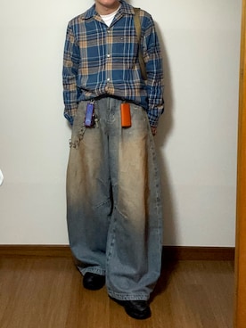 「GAP（ギャップ）のアイテム（トップス）」を使った、マルさん（メンズ・172cm）の冬コーディネート