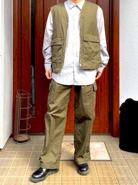 「ジーユー」｜マルさん（メンズ・172cm）の春コーディネート