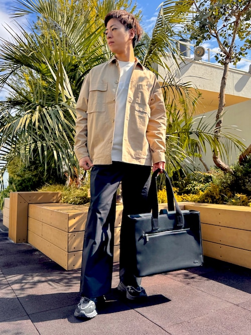 LACOSTE トートバッグ メンズクラシック スクエアトートバッグ