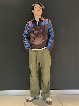 「adidas（アディダス）のアイテム（ブルゾン）」を使った、STさん（メンズ・175cm）の秋コーディネート