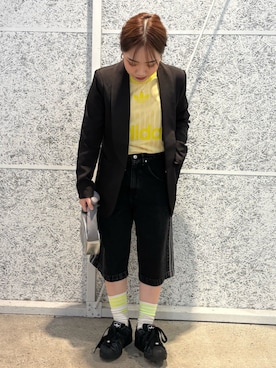 「アディダスオリジナルス」｜「アイテム（ハンドバッグ）」を使った、nobさん（レディース・149cm）の春コーディネート