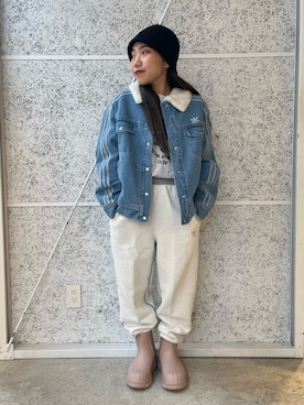 「アディダスオリジナルス」｜「アイテム（ブーツ）」を使った、nobさん（レディース・149cm）の秋コーディネート