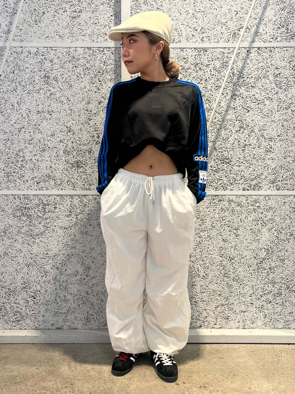 adidas（アディダス）の「アディブレイク 長袖メッシュトップ