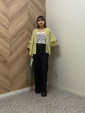 「Chez toi（シェトワ）のアイテム」を使った、himeさん（レディース・160cm）の夏コーディネート