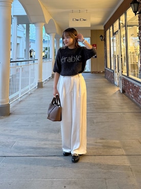 「Chez toi（シェトワ）のアイテム」を使った、himeさん（レディース・160cm）の秋コーディネート