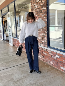 「Chez toi（シェトワ）のアイテム」を使った、himeさん（レディース・160cm）の秋コーディネート