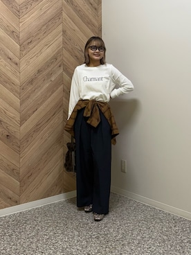 「Chez toi（シェトワ）のアイテム」を使った、himeさん（レディース・160cm）の秋コーディネート