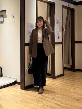 「Chez toi（シェトワ）のアイテム」を使った、himeさん（レディース・160cm）の秋コーディネート