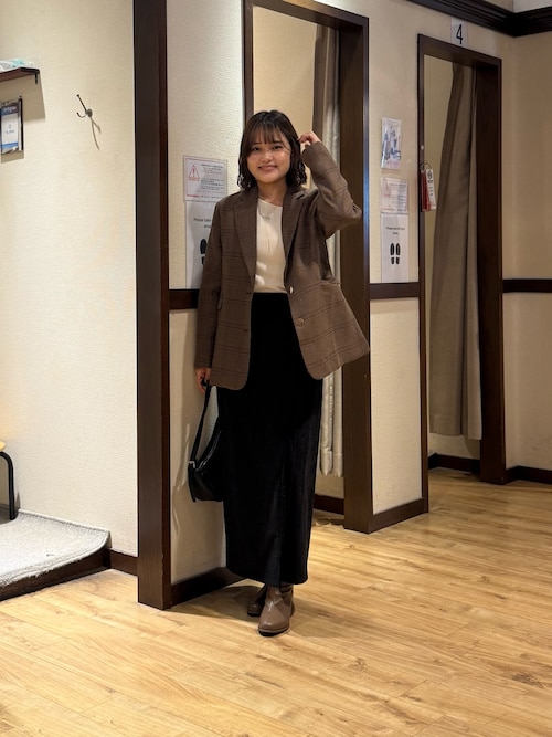 アシメスクエアニット